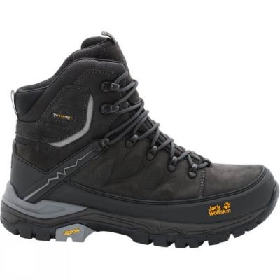 Botas Jack Wolfskin Impulse Pro Texapore O2+ Mid Hombre Gris Oscuro - Chile EDS658231